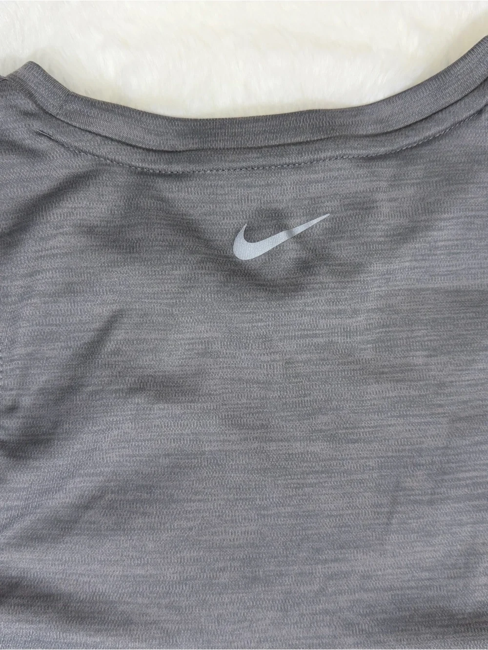 Nike Running Dri-FIT Gray Tank Top Mesh Panel Sleeveless Women’s XS AJ8102